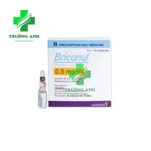 Bricanyl 0,5mg/ml - Điều trị co thắt phế quả hiệu quả của Pháp